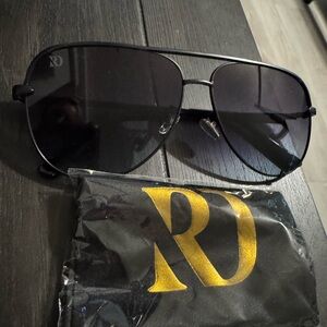RD Ranch Dress’n Black Aviator Sunglasses